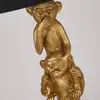 Image de Searchlight Lampe à poser en tissu Three Wise Monkeys