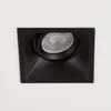 Image de Searchlight Luminaire encastrable Slim Trim Square, noir, 9 x 9 cm, aluminium, GU10