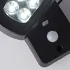 Image de Searchlight Applique murale solaire à LED 67423BK-PIR, détecteur de mouvement