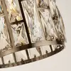 Image de Searchlight Suspension Bijou, à 1 lampe, laiton, verre cristal