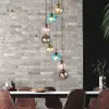 Image de Searchlight Suspension Mardi Gras II, 8 lampes, ronde