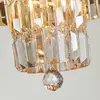 Image de Searchlight Plafonnier Empire, laiton, 4 lampes, verre cristal, IP44