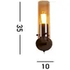 Image de Searchlight Applique murale Sweden II, à 1 lampe, acier, verre, E27