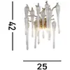 Image de Searchlight Applique murale Heritage, largeur 25 cm, dorée/transparente, verre