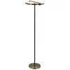 Image de Searchlight Lampe sur pied LED Aerial, laiton/noir, acier, silicone