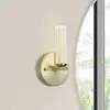 Image de Searchlight Applique murale LED pour salle de bain Aberdeen, hauteur 24 cm, métal couleur