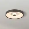 Image de Searchlight Plafonnier LED Polka, beige clair/blanc, Ø 38 cm, fer/acrylique