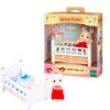Image de Sylvanian Families - Bébé lapin en chocolat avec lit bébé, Jouets de construction