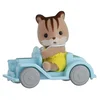 Image de Sylvanian Families - 5203 - Valisette bébé écureuil et voiture