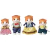 Image de SYLVANIAN FAMILIES - 5290 - La famille chat roux Multicolore