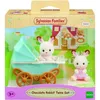 Image de Les jumeaux Lapin Chocolat et poussette double - Sylvanian Families - 5432