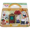 Image de SYLVANIAN FAMILIES - La valisette de mode et grande soeur chat bicolore