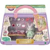 Image de Figurines miniatures - SYLVANIAN FAMILIES - 5647 - La valisette de mode et grande soeur Lapin neige