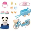 Image de La fille panda son vélo et sa remorque - Sylvanian Families - 5652