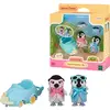 Image de Sylvanian Families - Ensemble de jeu et de promenade pingouin, Jouets de construction