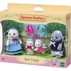 Image de Famille Articulée - SYLVANIAN FAMILIES - Famille Phoque - 4 Personnages et Accessoires de Plage