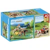 Image de Playmobil - 5457 - Figurine - Compact Set Anniversaire - Cavaliers avec Poneys Et Carriole