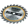 Image de Lame de scie circulaire DEWALT TCT/HM pour scies circulaires portatives sans fil, 115x9,5mm, 24WZ DT20420-QZ