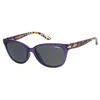 Image de O'Neill Women's Polarized Sunglasses - Matte purple/Solid smoke Lens - ONKEALIA2.0-161P size 55-18-140 mm