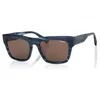Image de Superdry SDS 5011 Men's Sunglasses 106 Demin Blue Horn/Solid Brown