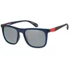 Image de Superdry SDS-5016 - Gafas de sol para hombre 106P azul marino-rojo/plateado espejo, Blue