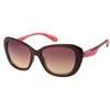 Image de Superdry SDS-5022 - Gafas de sol para mujer, 162, color borgoña, coral/morado degradado a espejo dorado, Red