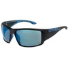 Image de O'Neill ONS-9019 2.0 - Gafas de sol para hombre 127P negro mate, azul y azul espejo, Black
