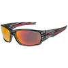 Image de O'Neill ONS-Zepol 2.0 - Gafas de sol para hombre 182P con rayas grises brillantes/rojo/espejo rojo, gris