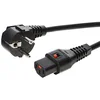 Image de Microconnect EL182S Câble d'alimentation Noir 2m Mâle/Femelle