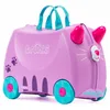 Image de Trunki Valise à Roulettes pour Enfants et Bagages à Main pour Enfants : Valise à Roulettes Cassie Le Chat (Lilas)