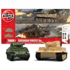 Image de Airfix Model Tank   A50186 Classic Conflict Tiger 1 vs Sherman Firefly, kits de modèles en plastique pour adultes et enfants de 14 ans et plus, échelle 1:72, niveau de compétence 1, modèles militaires