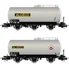 Image de Jouef Railway - Rolling Stock HJ6221 SNCF - Lot de 2 Wagons de réservoir à 3 Axes - Algeco - Période III