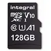 Image de Integral Carte Mémoire 128Go Micro SD HC Haute Vitesse jusqu'à 100MB/s Classe 10, V10, UHS1, U1 + Adaptateur SD