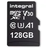 Image de Carte Mémoire 128 Go microSDxC Premium Haute Vitesse jusqu'à 100 Mo/s en Lecture, 45 Mo/s en Ecriture, V30 UHS-I U3 + Adaptateur SD, by Integral Memory, by Integral Memory, INMSDX128G-100V30