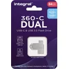 Image de INTEGRAL 64 Go CLE USB3.0 360-C Dual Type-C Metal