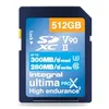 Image de Integral Carte 512GB UHS-II V90 Jusqu'à 300MB/s en Lecture et 280MB/s en écriture Carte mémoire SDHC Professionnelle Haute Vitesse