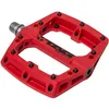 Image de TAG Metals T3 Pédales VTT en Nylon avec axe 9/16" - Pédales à Plateforme durables et légères avec Broches antidérapantes, idéales pour VTT et BMX (Rouge)