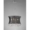 Image de Suspension Lanzo rond 4 Ampoules chrome noir/cristal en occasion ou reconditionné