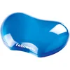Image de Fellowes Mini Repose Poignet Crystal Gel, Mini Repose-Poignet Ergonomique pour Souris Gel Transparent Bleu, 18 x 122 x 88 mm 91177-72