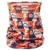 Image de SEALSKINZ Cache-col tendance Harpley, en microfibres hydrofuges, crème/bleu marine/orange/rose, taille unique