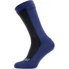 Image de Sealskinz Starston Waterproof Cold Weather Mid Length Sock Black/Navy Blue Unisex Sock