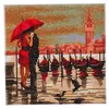 Image de CRYSTAL ART - Kit Tableau Broderie Diamant sur Chassis Toilé - Activité Manuelle de Peinture - Loisirs Créatifs - Adulte et Enfant - Thème : Venise Romantique - Format : 30 x 30 cm
