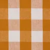 Image de HOMESCAPES Tissu Vichy à grands carreaux en coton, Tissu Orange, Tissu au mètre 100x150 cm, Tissu d’ameublement pour décoration DIY Patchwork couture