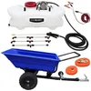 Image de Remorque Tout-Terrain 295kg + Pulvérisateur ATV 12V 100L Ensemble Jardinage Complet - Idéal pour Toutes Tâches de Jardinage. Transportez, Pulvérise Insecticide [Gants et Sangle Cliquet Gratuits]