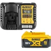 Image de DEWALT DCB184 Batterie Lithium-ION XR 5,0 Ah 18 V + Chargeur DCB115, Jaune