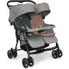 Image de Joie aire  twin Poussette double   Poussette légère avec dimensions pliées compactes, fonction allongée plate, protection contre la pluie et deux sièges, convient de la naissance à 3 ans (0 à 15 kg