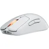 Image de Fnatic Souris de Jeu sans Fil Bolt Blanche - Capteur Pixart 3370, 69g, Vie de la Batterie 110-210h, Bluetooth & WiFi, Chargement USB-C, Commutateurs Kailh GM 8.0, 4 Profils, 4 Étapes DPI, (Windows)