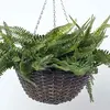 Image de HOMESCAPES Panier à Suspendre Plante Artificielle Fougère de Boston, Plante Artificielle tombante Nephrolepis Boston