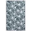 Image de HOMESCAPES Tapis extérieur résistant Pluie et UV, Tapis de Jardin imperméable réversible Vert à Motif Floral, 151 x 241 cm, Intérieur extérieur terrasse Balcon