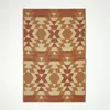 Image de HOMESCAPES Tapis extérieur résistant Pluie et UV, Tapis de Jardin imperméable réversible Orange Anya, 180 x 270 cm, Intérieur extérieur terrasse Balcon